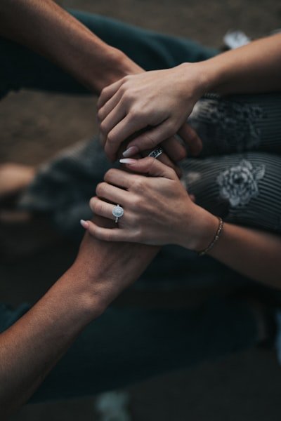 Hands holding